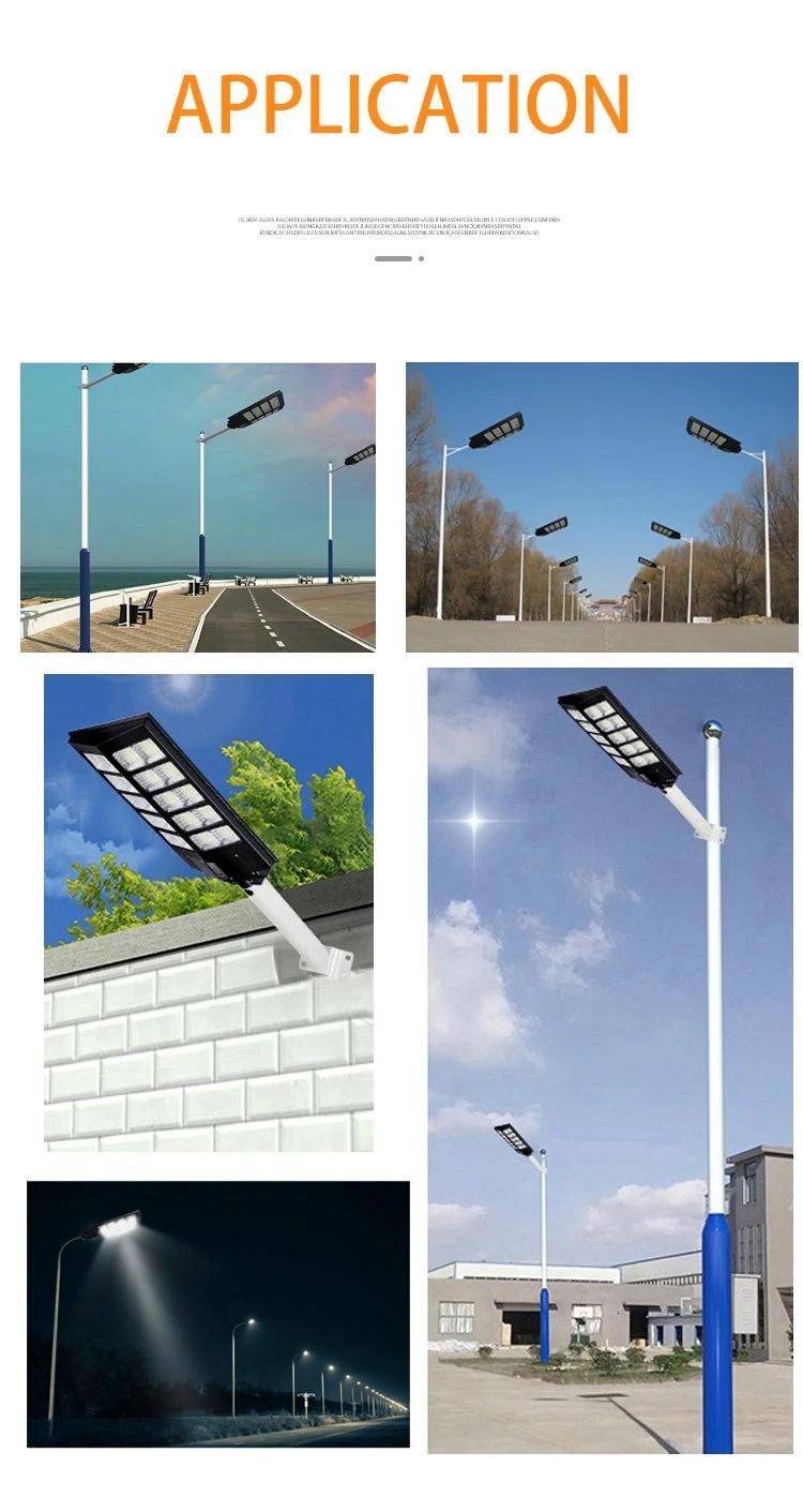 50W 100W 150W Aluminium Commercial Mini LED Solar Street Light