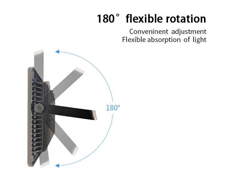 Portable RGB Floodlight Plastic Housing Outdoor Factory Low Price 1000W Circle LED Flood Light Replacement Glass for Outdoor