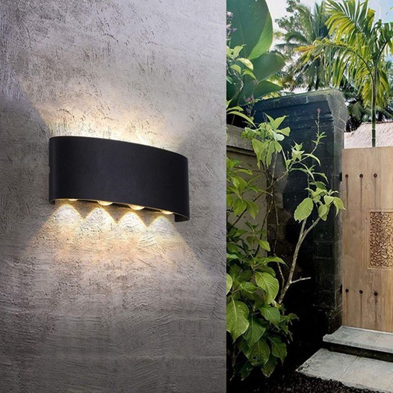 LED Wall Light Aluminum Decoration Interior Lighting up and Down Waterproof Wall Light Outdoor Garden Wall Lamp