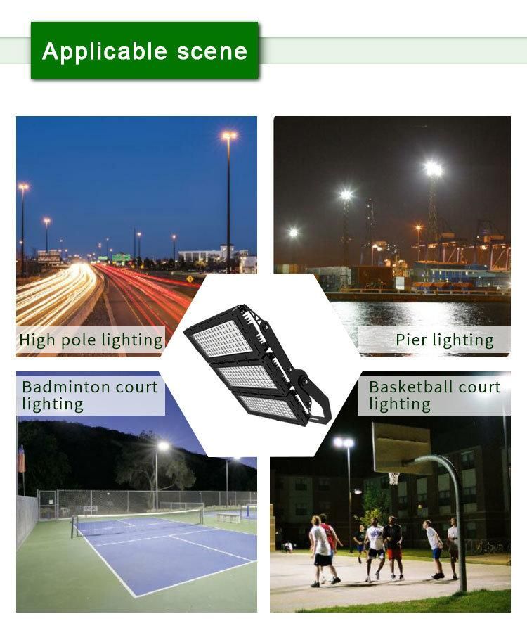 High Power High Lumen Portable Dimmable DMX Tennis Court Outdoor Waterproof Sport Stadium LED Flood Light