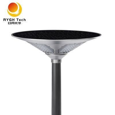 Rygh-J50 50W Solar Powered Round UFO Outdoor LED Garden Spot Light