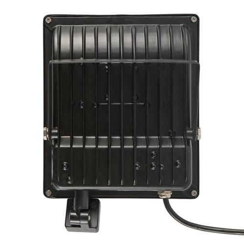 Warm White (3000K) Aluminum Waterproof LED Flood Light with Sensor 30W 100lm/W IP65