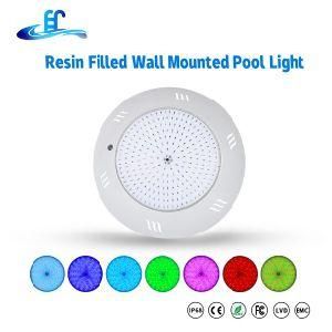 Warm White IP68 Resin Filled Wall Mounted 18W Waterproof LED Pool Lamp