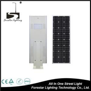 Solar Powered LED Street Light with Intensity Control and with Camera