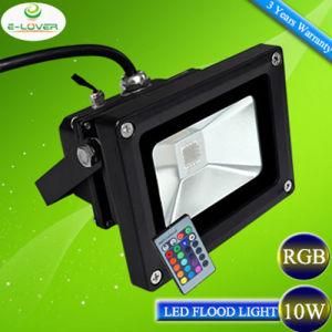 Hot Style 10W IP65 LED Flood Light RGB with CE, RoHS