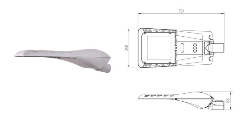 Long Working Life 5 Years Warranty Low Maintenance Costs Jy05L 200W LED Street Light