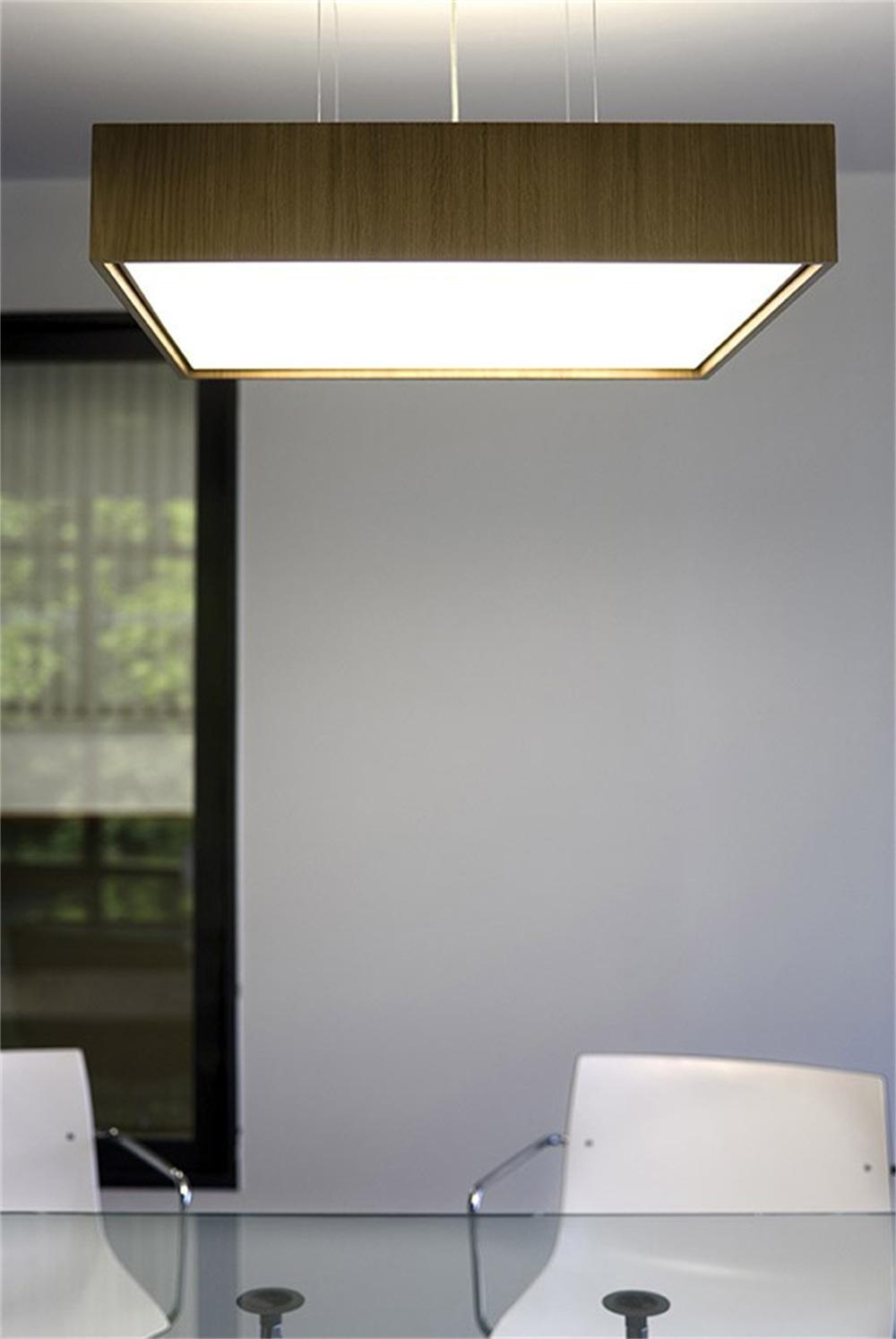 Quadrat S Modern Simple Square Lampshade for Hotel Decor Pendant Light