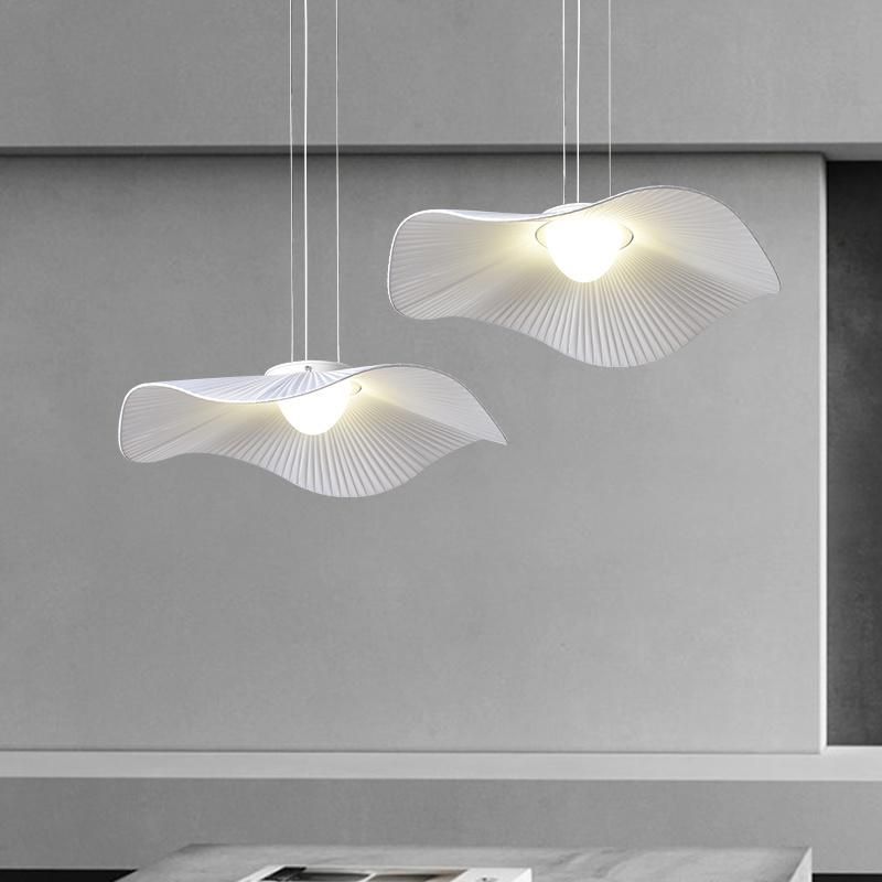 2022 Creative Simple Lotus Leaf Chandelier Restaurant Bedside Modern Pendant Light