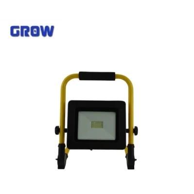 China Supplier of LED Flood Light 20W Recharegeable and Portable LED Floodlight for Outdoor Industrial Work Lighting with 2years Warranty