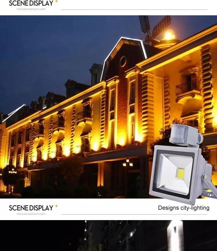 Human Body Flood Light Induction Projection Corridor Infrared Spotlight 10W Garage Outdoor Light Controlled Floodlight