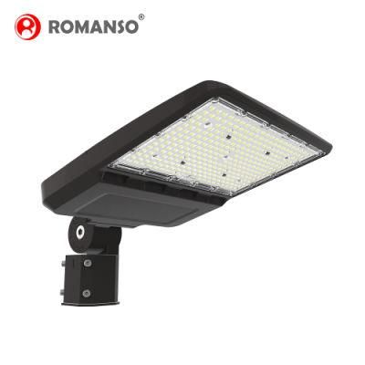 LED Parking Lot Light AC100-277V 3000K-6000K 140lm/W Warm White Commercial LED Shoebox Lights