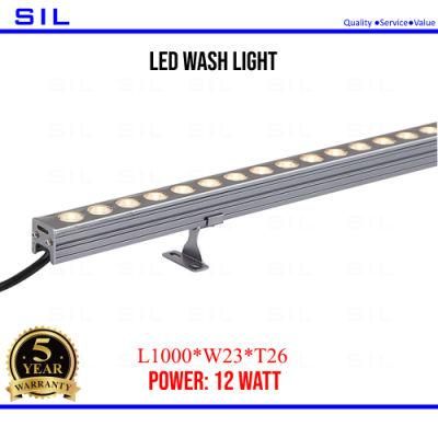 LED Wall Washer Light W/R/B/G/Y/RGBW DMX512 12W High Power LED Wash Light