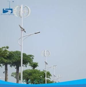 Manufacturer Outdoor Road Vertical Wind Solar Hyrid LED Street Lamp