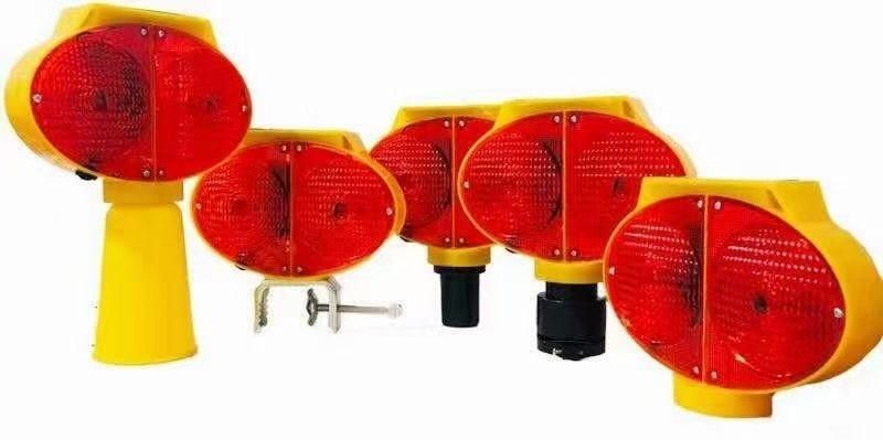 202*63*192 Emergencylight Flashing Caution Blinker Cone Lights Solar Barricade LED