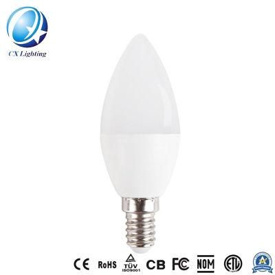 Dimmable RGB Light LED Bulb Remote Control Candle Bulb