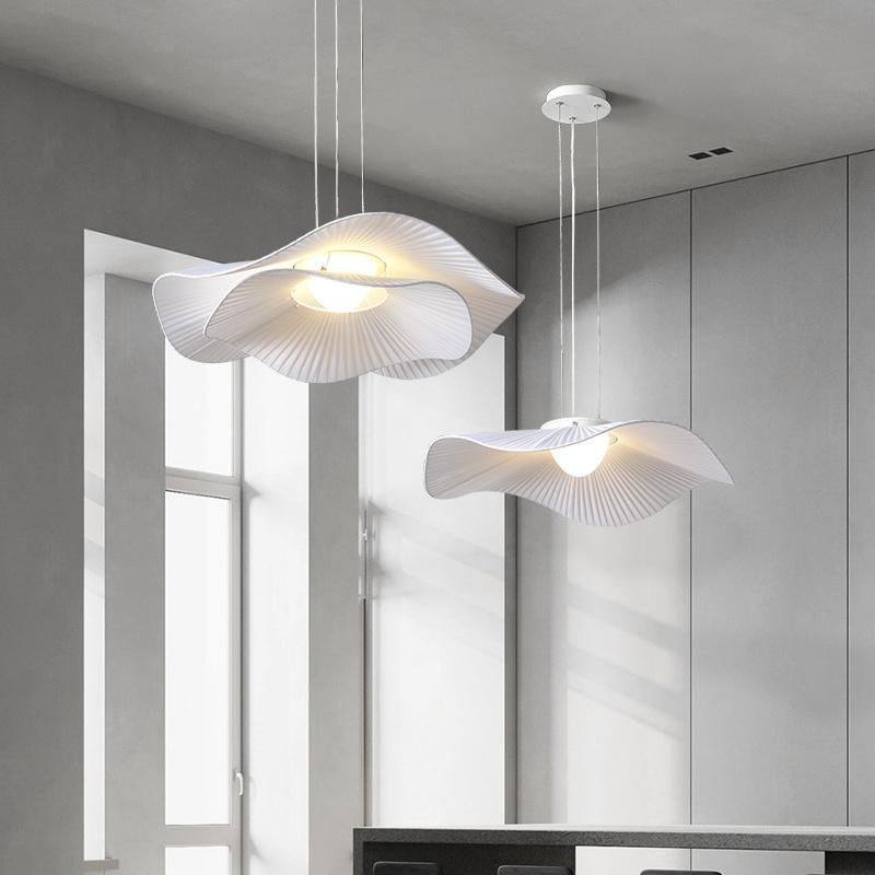 2022 Creative Simple Lotus Leaf Chandelier Restaurant Bedside Modern Pendant Light