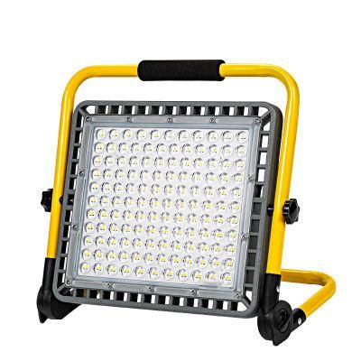 Die Cast Aluminum 300W Rechargeable Emergency Flood Light