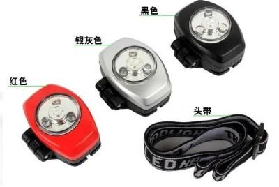 3 LED Mini Head Light Lamp Headlamp Headlight