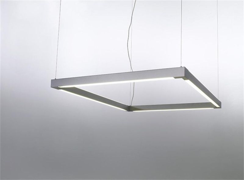 O New Style Bedroom Bedside Pendant Lamp Black Rectangles Chandeliers