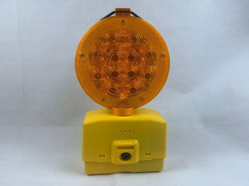 Amber Red Lamp Obstruction Traffic Solar LED Warning Light / Solar Flashing Light