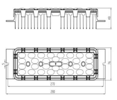 LED Modular Light Embedded Waterproof Ceiling Spotlight