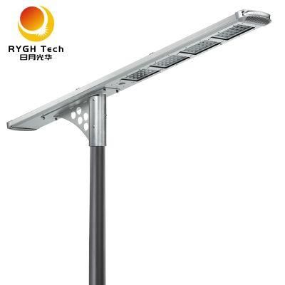 Rygh-G80 Industrial Solar Energy All in One 80W LED Street Lights Outdoor 8000lm