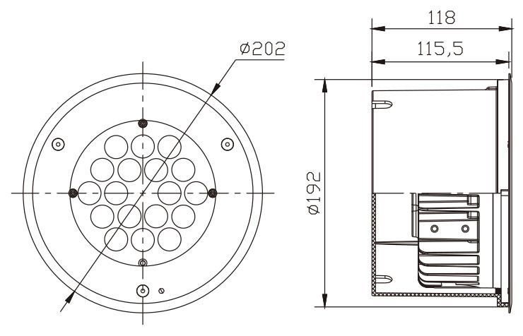 IP 67 RGB Surface Mount Terrace Spot Step Light Set Mini Outdoor Floor Inground Decking Lights LED Underground Light for Garden