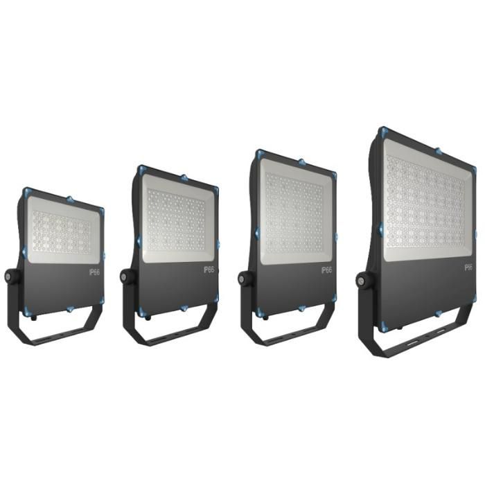 IP66 Reflector Tempered Glass Aluminum 100W LED Flood Light