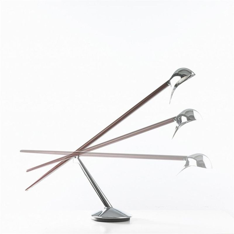 Bluebird T Classic Metal Shade Table Lamp Art Design Illumination Contemporary Desk Light