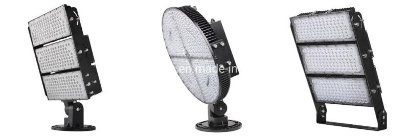 Adjustable Round Rorate Bracket 60degree IP66 600W LED Stadium Flood Light