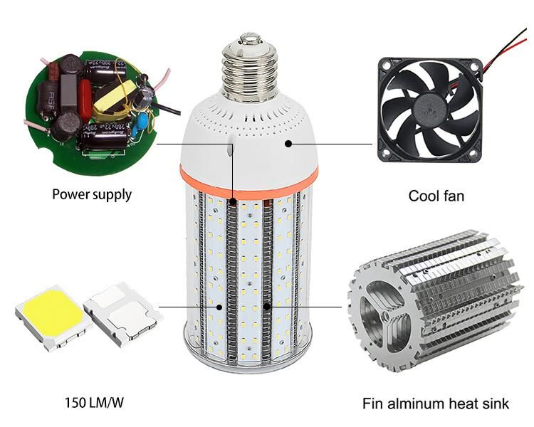 High Bay 30W E26/E27/E39/E40 LED Corn Bulb for Warehouse Lighting