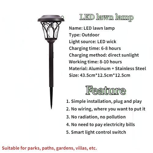 China Factory Direct Supply Waterproof Solar Light Outdoor with Solar Powered Light Sensor