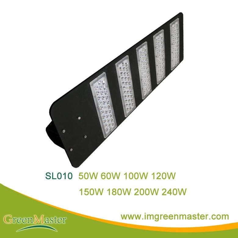 SL010 180W LED Street High Quality Tempered Glass Light