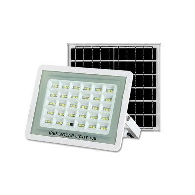 Solar Power Floodlight IP67 100W Outdoor LED Solar Flood Light