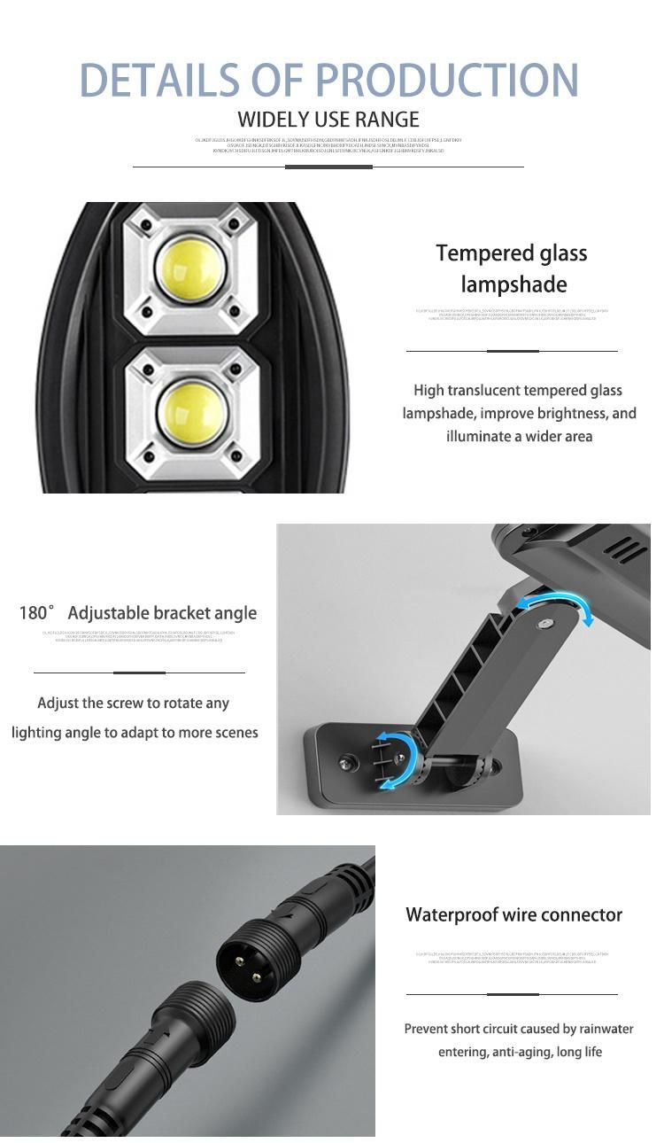 High Lumen Outdoorpole Power Motion 50W LED Solar Street Light