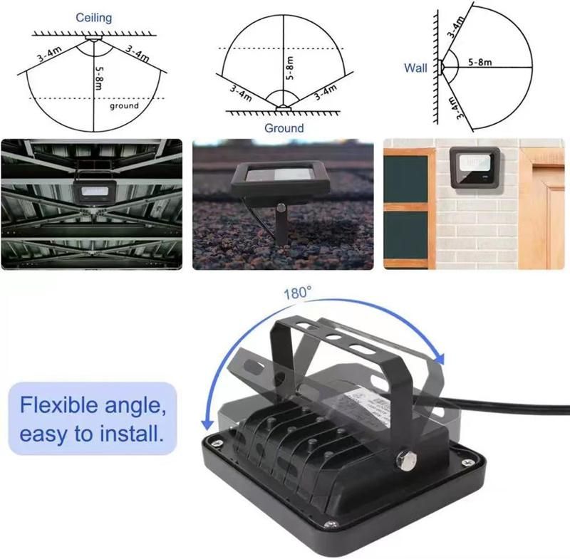 Factory Price Dimmable Color Changing APP Control RGBW 20W 30W 50W Flood Light Waterproof LED Landscape Lights