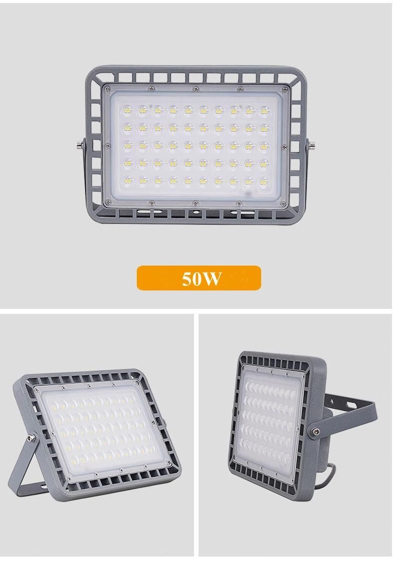 Security 100W Outdoor Waterproof Garden LED Floodlight for Parking Lot