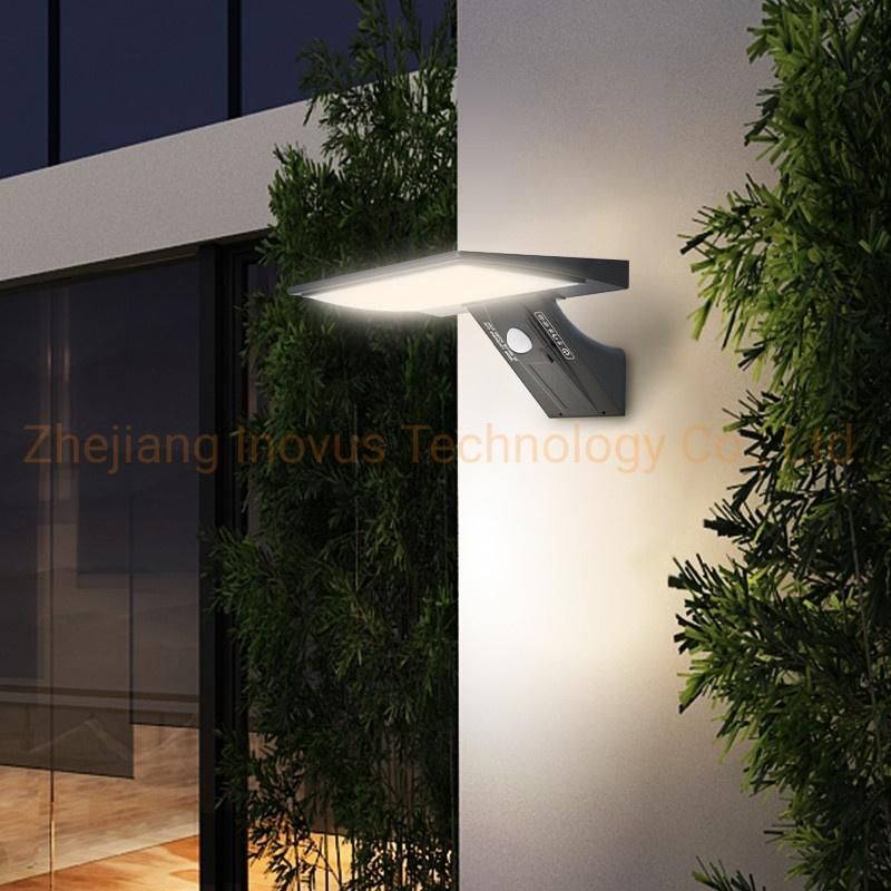 LED Garden Solar Motion Sensor Wall Light PIR 520 Lumens