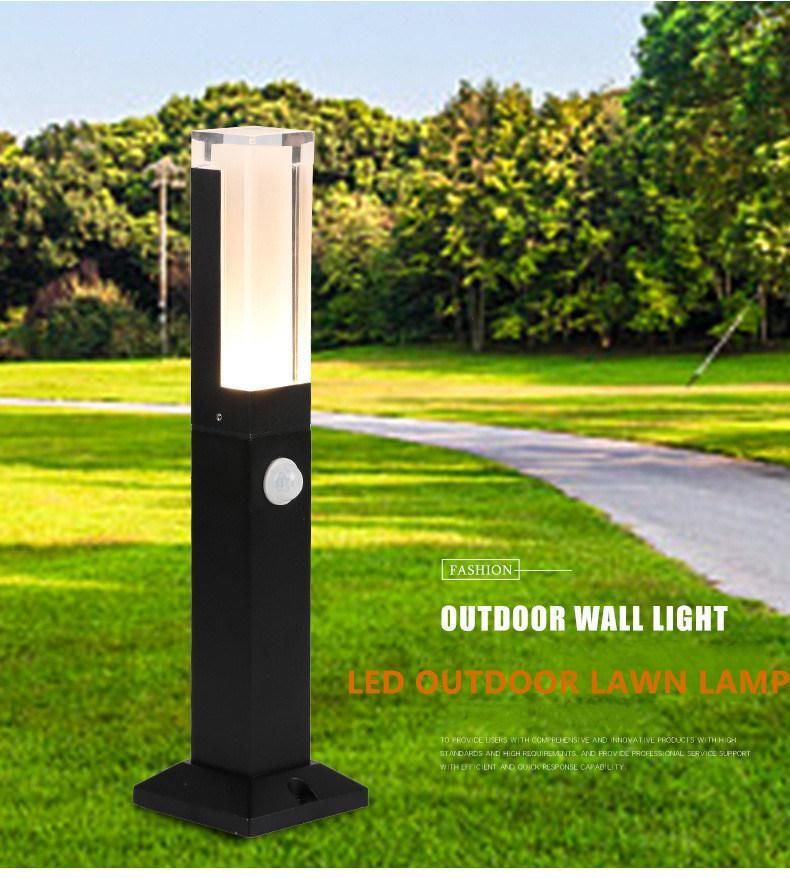 LED Lawn Lamp Inductive Lawn Light Outdoor Modern