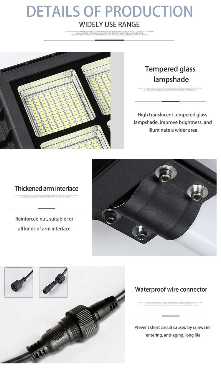 2022 Aluminum Housing 40W 100W LED Commercial Solares Street Light