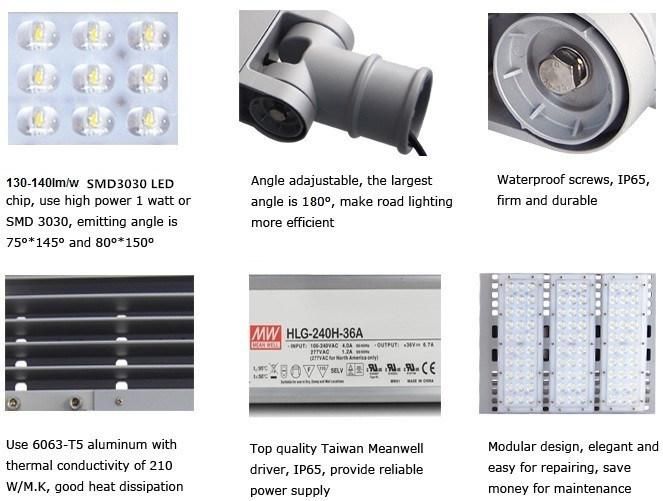 Outdoor Parking Lot Lighting 60W 80W 100W 120W 200W 300W LED Street Lamp Street Lights