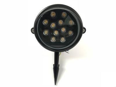 Powered RGB LED Dimmable Rechargeable Flood Light for Garden 12W LED Flood Light Lawn Lamps