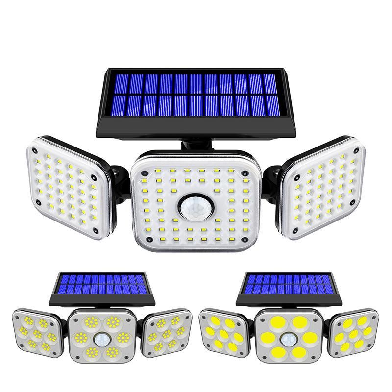 LED Waterproof Outdoor Solar Sensor Light Garden Wall Lamp