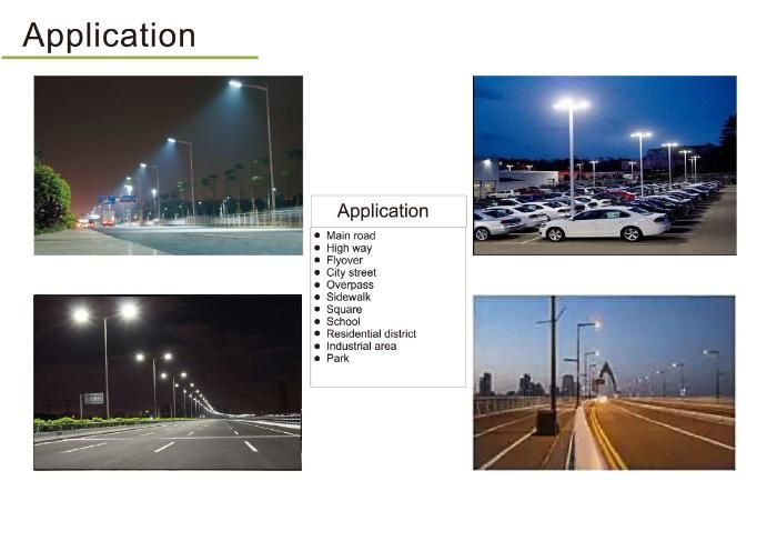 170lm/W Parking Lot Rygh Project Light 150W LED Street Lamp