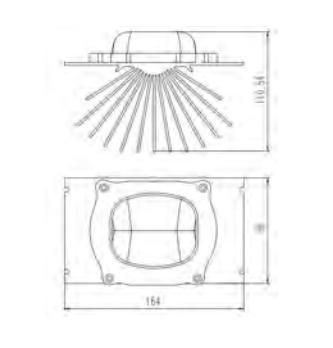 Outdoor IP68 Waterproof Modular LED Light Fixture with CE CB Certification