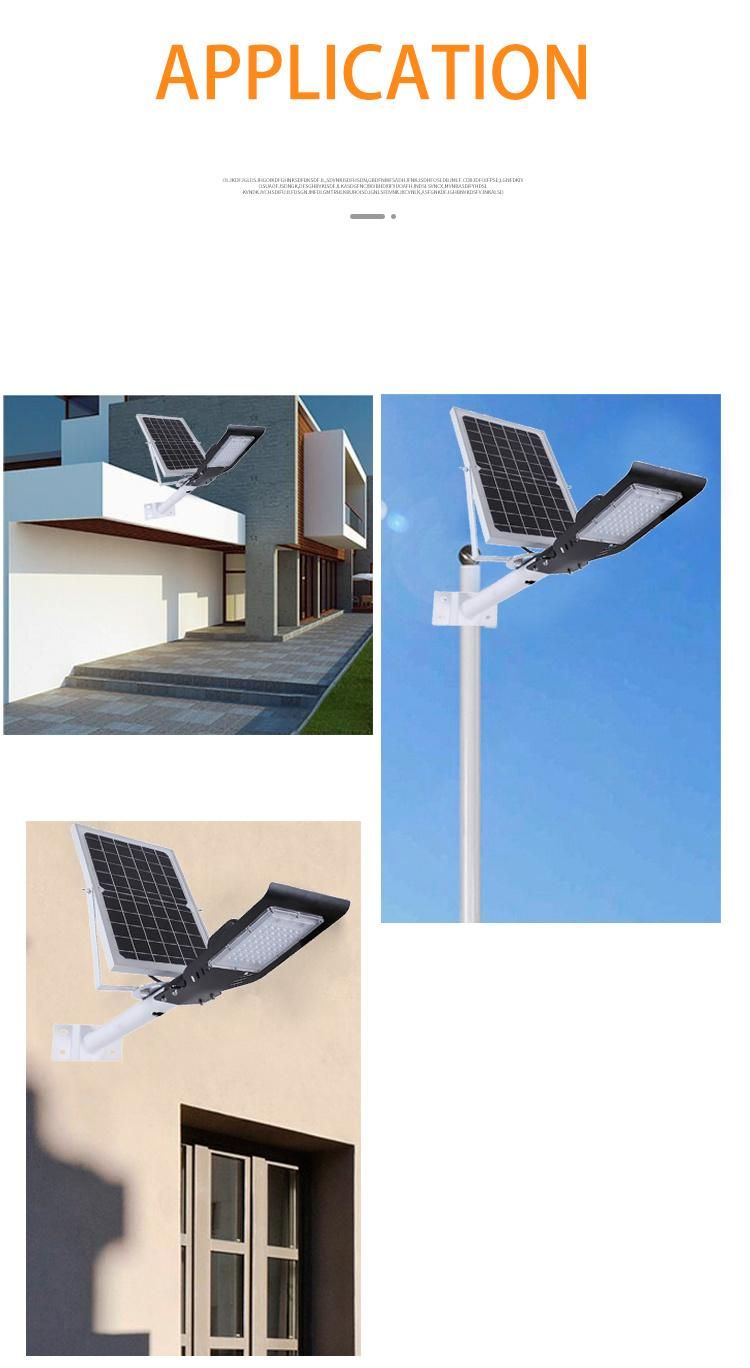 High Lumen Outdoor100W Price Control Decorative LED Solar Street Light Fixture 1000W Street Light