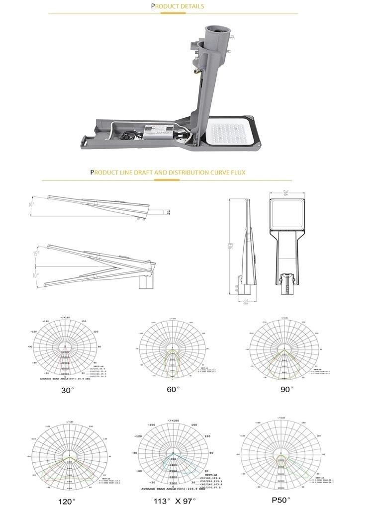 High Quality CE RoHS 5 Years Warranty 80W LED Outdoor Street Lighting