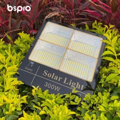 Bspro Best Selling Solar LED Outdoor Waterproof Floodlight 300W Solar Panel Flood Light