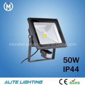 CE RoHS IP65 50W Outdoor Sensor LED Flood Light