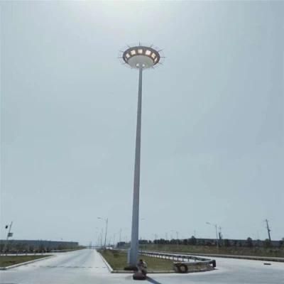 15m-35m High Mast Lighting Pole with LED Flood Light for Square Lighting